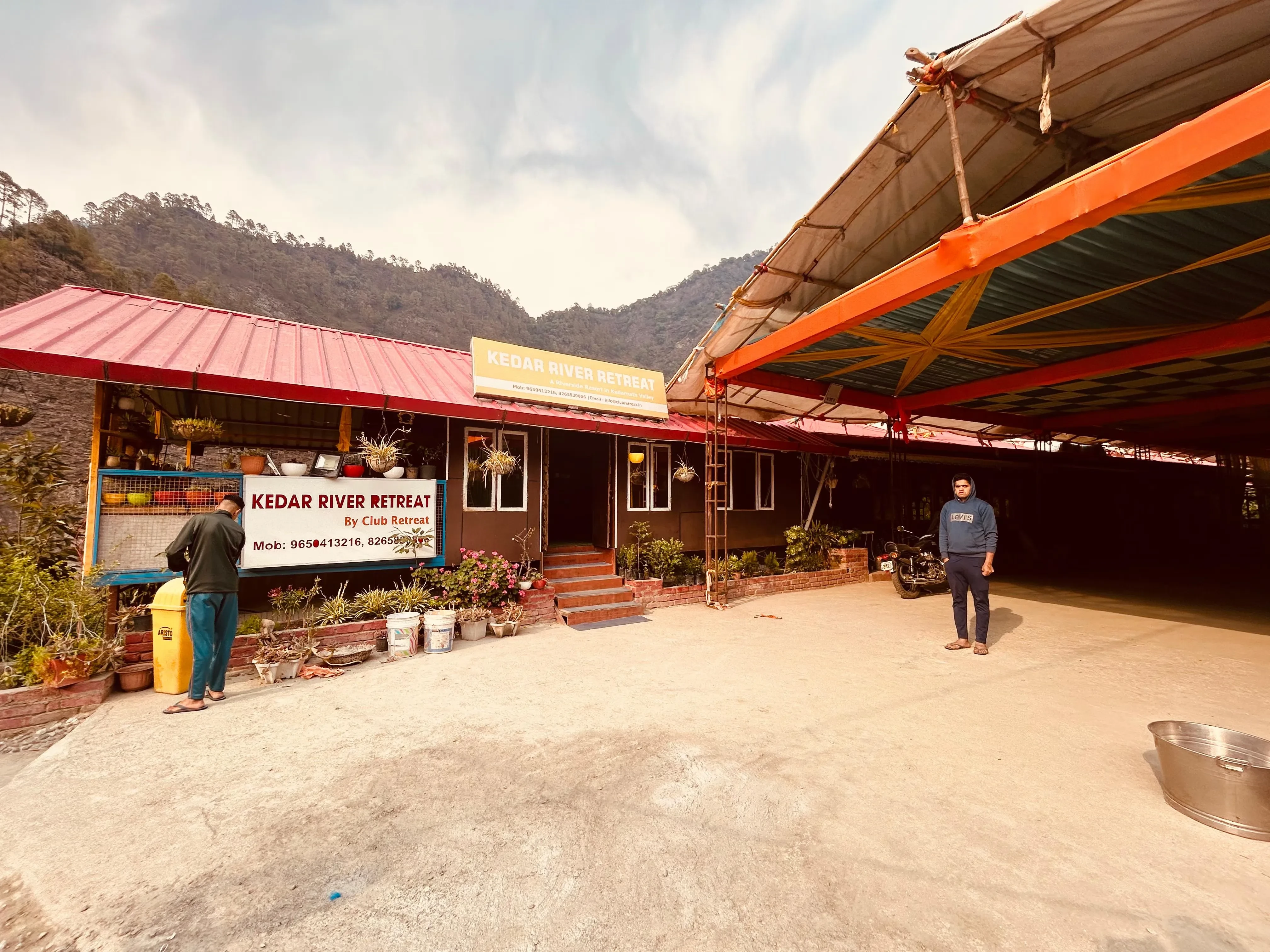Kedar River Retreat Sitapur [Hotel Front View]